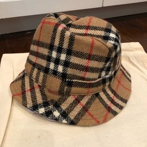 BURBERRY classic Fedora hat/ Bucket hat